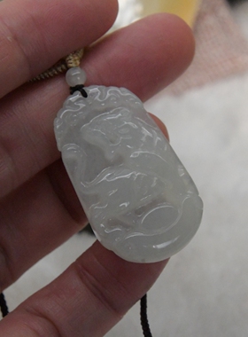 【内有多款】陈鹏老师天然翡翠猛虎吊坠  有证书