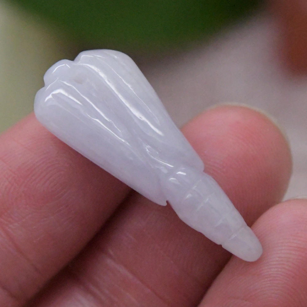 鹏明仙冰糯种翡翠玉米吊坠