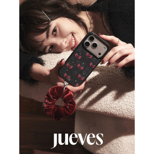 华为Pura70手机壳 JUEVES星期四酒红闪粉钻石壳适用苹果iPhone17ProMax 15pm 16ProMax 原创高级感 17Pro