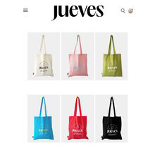 JUEVES星期四“草莓拯救世界”随身帆布袋粉色帆布包女绿色手提袋