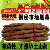 怀诚 新鲜现挖正宗河南焦作温县垆土铁棍山药淮怀山铁杆净重五斤