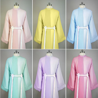 出租超仙飘逸甩袖男款古典舞蹈服粉色簪花诗剧汉唐千里江山图服装