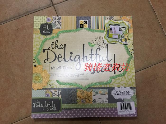 原单diy手工剪贴卡纸闪粉