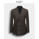 HANY汉尼布雷泽羊毛西装 清仓 外套商务咖色西服单西高级感 断码