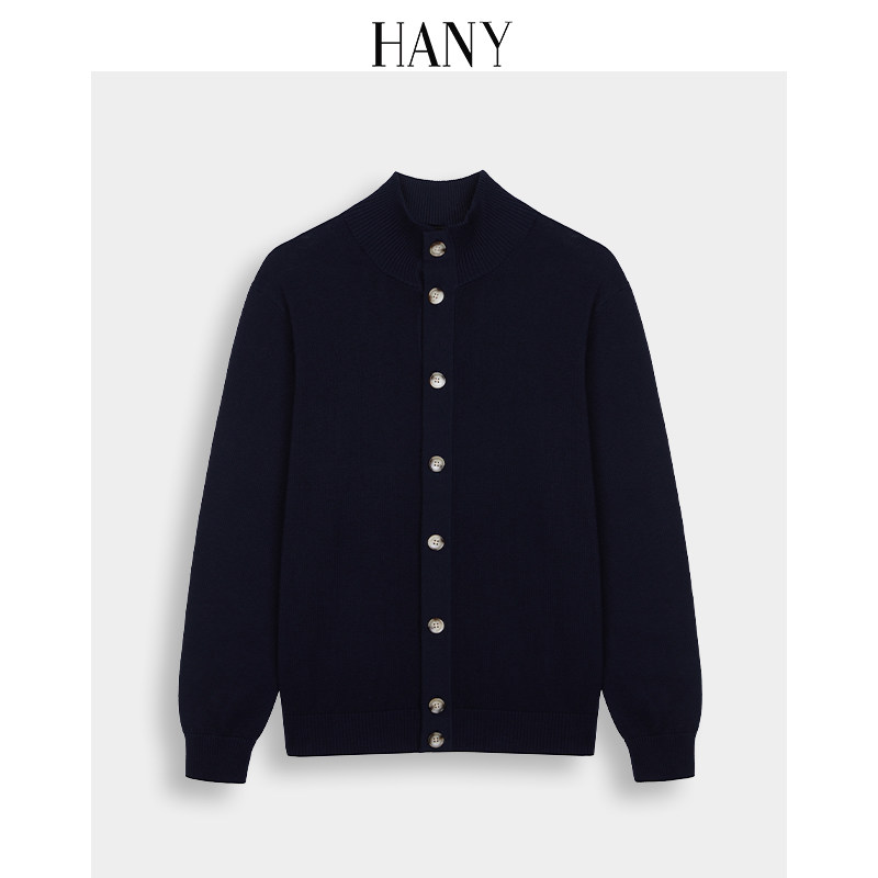 【断码清仓】HANY汉尼可机洗羊绒棉针织衫男开衫保暖毛衣外套秋冬,男装,针织衫/毛衣,淘宝优惠券,粉丝福利购,淘宝优惠卷