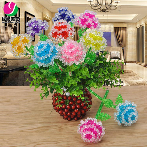 diy三层材料包工艺品亚克力珠子