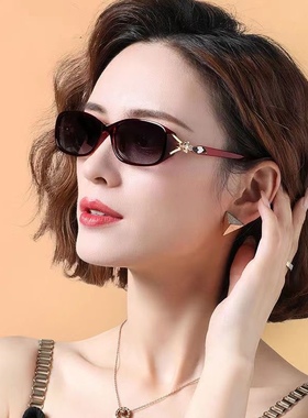 新款小脸小框太阳眼镜女圆脸防紫外线偏光眼镜方形狐狸头女士墨镜