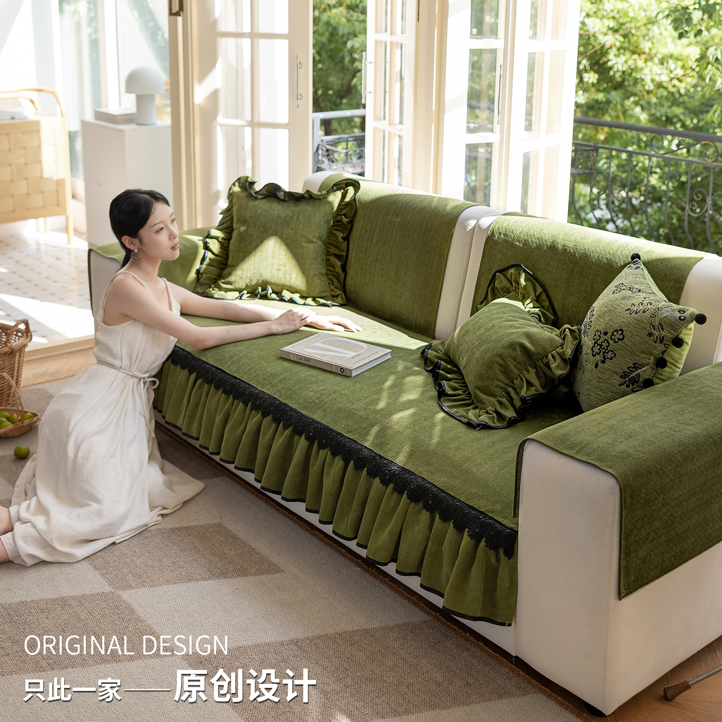 2025款沙发垫法式中古风