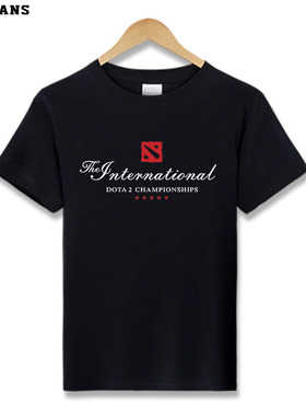 刀塔2战队服比赛服DOTA2 TI9纯棉T恤男女装 游戏对战宽松大码