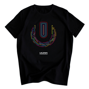 红韩ultra music festival 新款电音节UMF音乐节文化衫DJT恤马丁