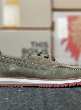 年终特惠其乐春秋款Clarks DurstonLace男士低帮鞋复古休闲帆船鞋