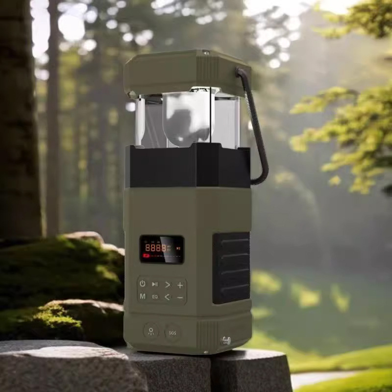 手摇发电太阳能收音机手电筒