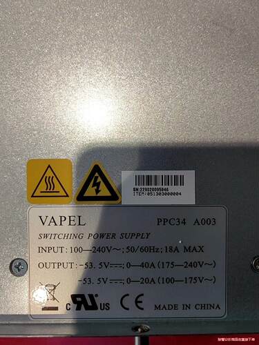 中兴电源PPC34-A003 全新拆机。(议价商品）