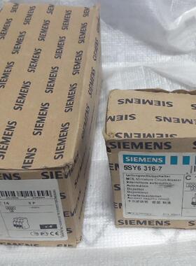 Siemens/西门子小型断路器，5SY6316-7，3P/(议价商品）