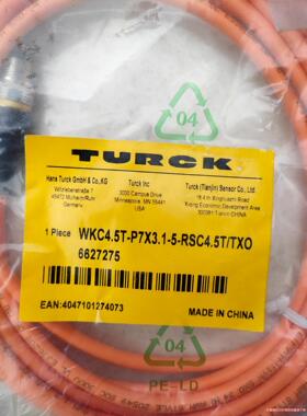 图尔克TURCK感测器线，6627275三根，6627276议价商品