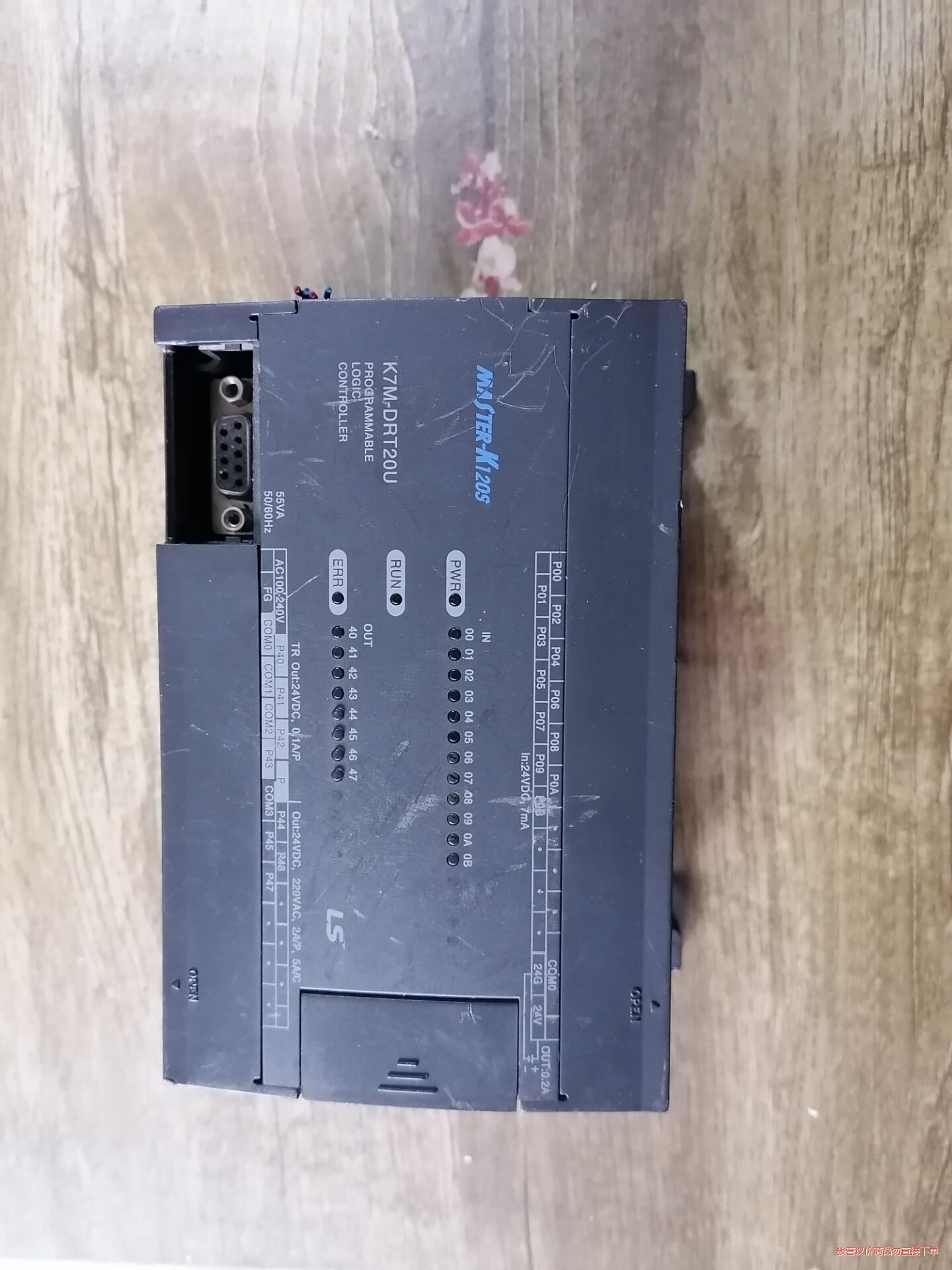 LS产电PLC原K7M-DRT20U ，二手拆机功能包好，（(议价商品）