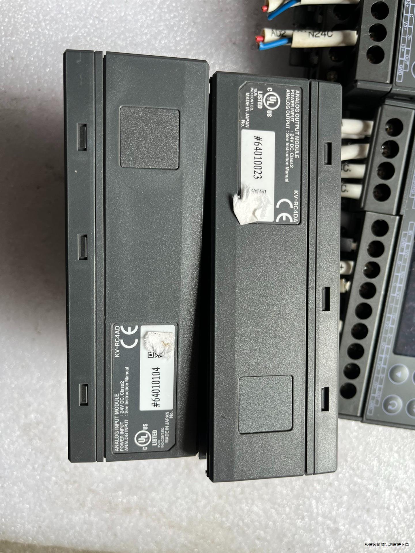 基恩士，KV-RC4AD/有一个已出，KV-RC4DA/有2