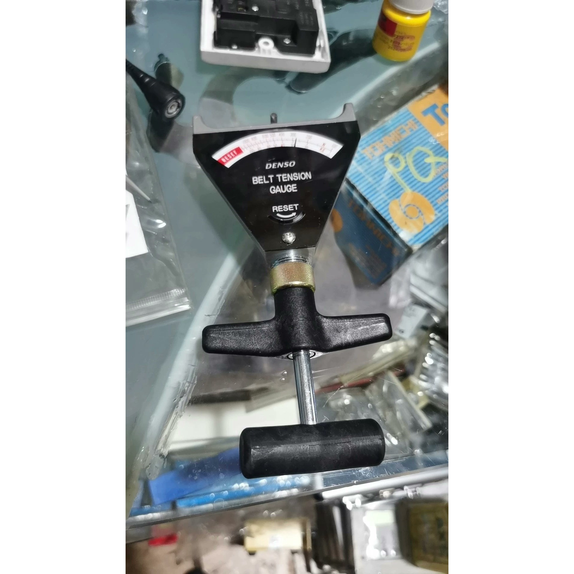 日本Denso丹索老款机械式皮带张力计100kg,没有其他配骏营商贸—