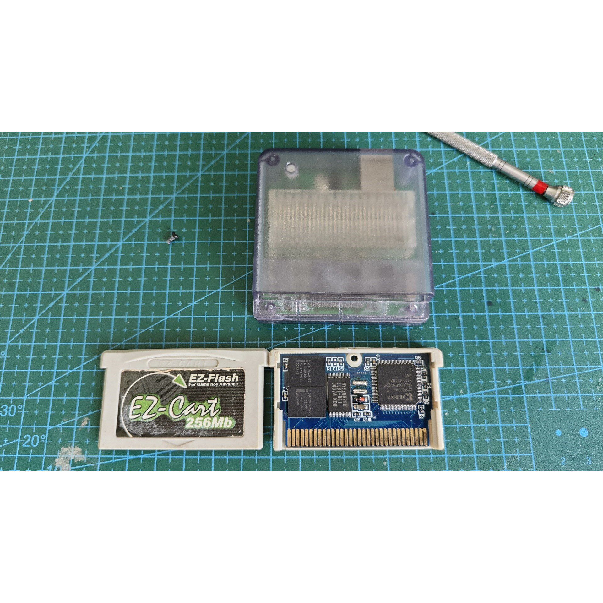 GBA EZ-FLASH EZ1烧录卡,成套出,卡带没装记忆骏营商贸—议价