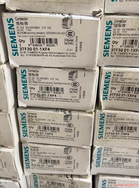西门子接触器 3TF3001-1XF4 全新正品 3TF30议价商品