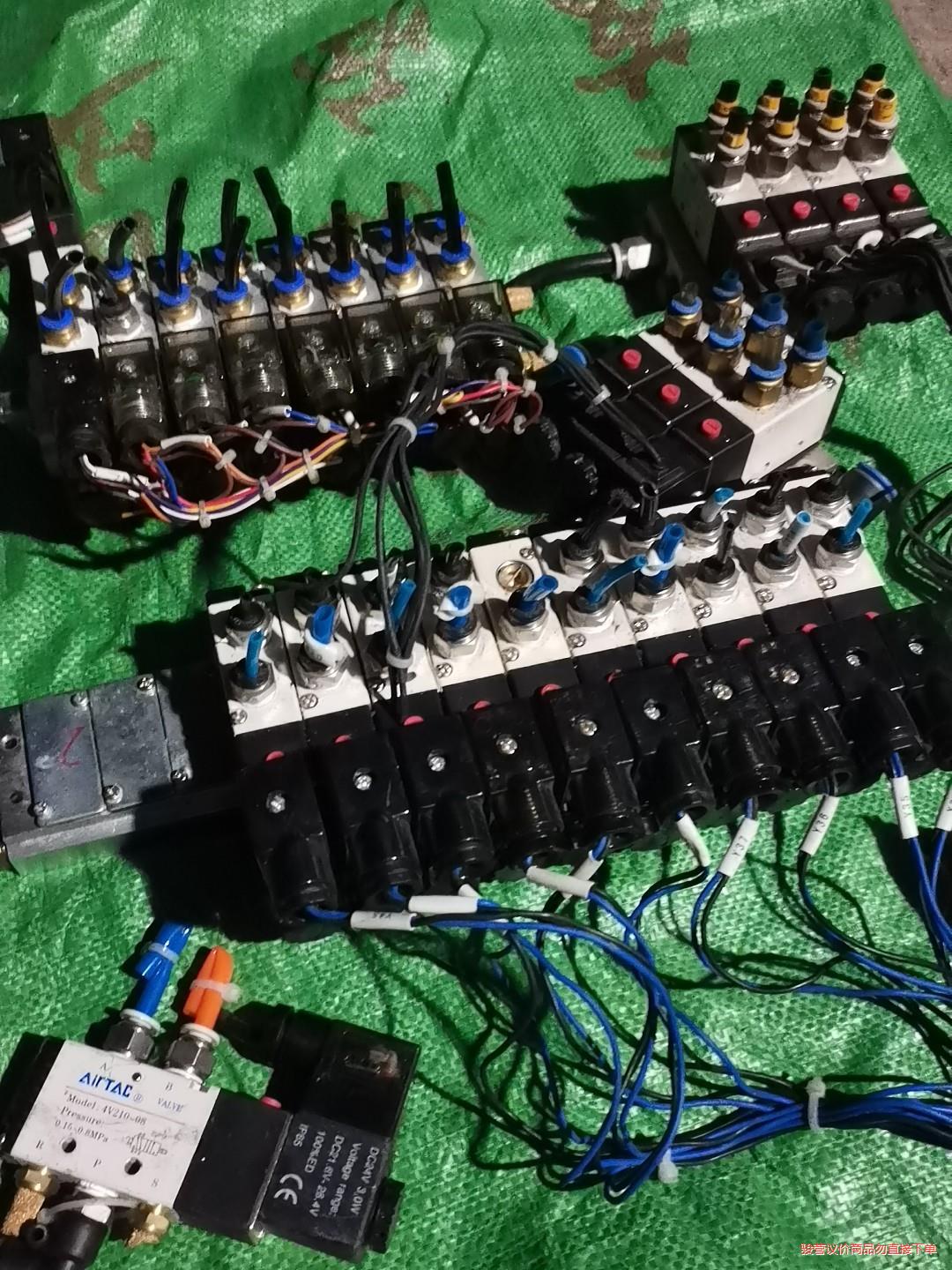 亚德客24V电磁阀有批量，4V210-08，有单个的、也有一(议价商品）