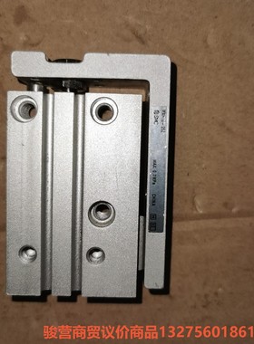 SMC侧滑气缸MXH10-25Z设备拆机7字滑台气缸，橙色新-议价商品直拍