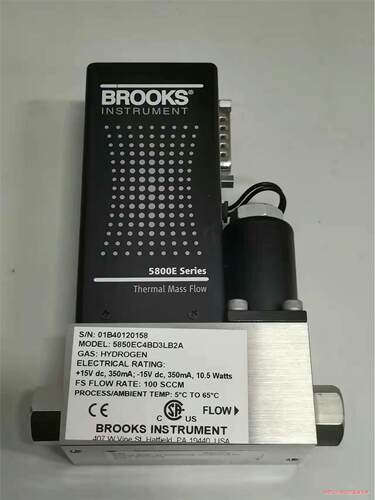 布鲁克斯质量流量计5850EC4BD3LB2A，包装拆封后未(议价商品）