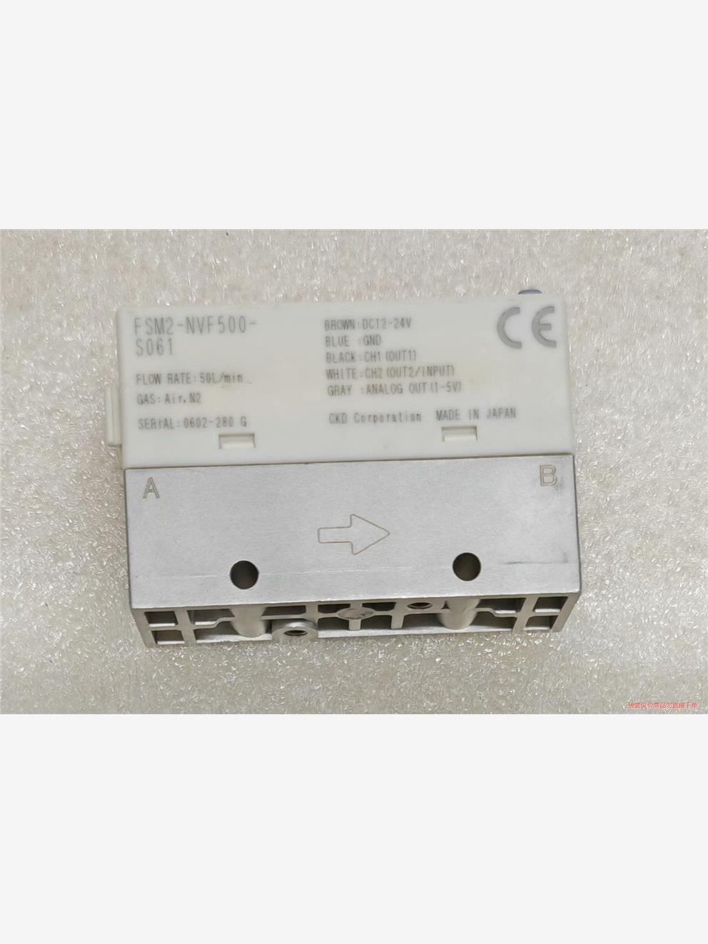 日本进口原装拆机FSM2-NVF500-S061流量计，实物(议价商品）