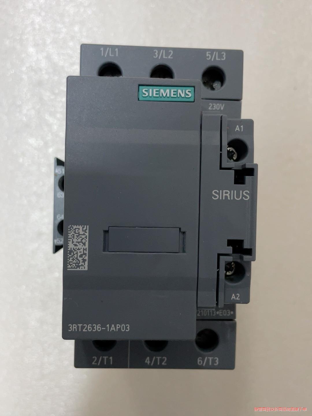 西门子接触器 3RT2636-1AP03 全新正品没用过备件议价商品