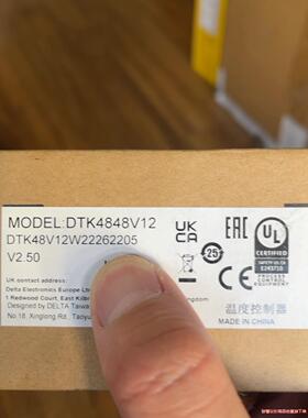 全新原装正品台达温控器温控表DTK4848V12(议价商品）