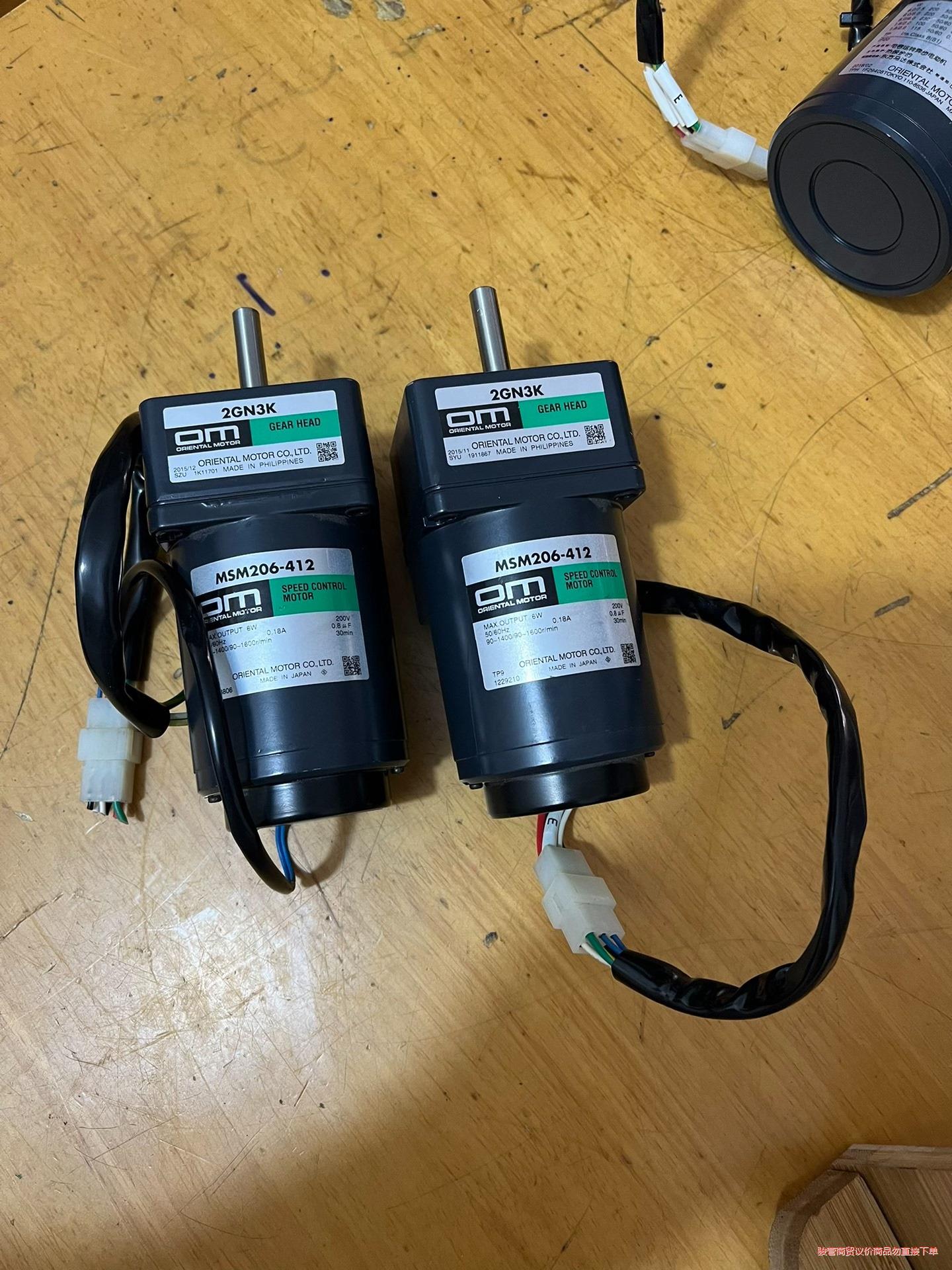 日本东方减速电机闲置出售，型号：MSM206-412。6 W骏营议价商品