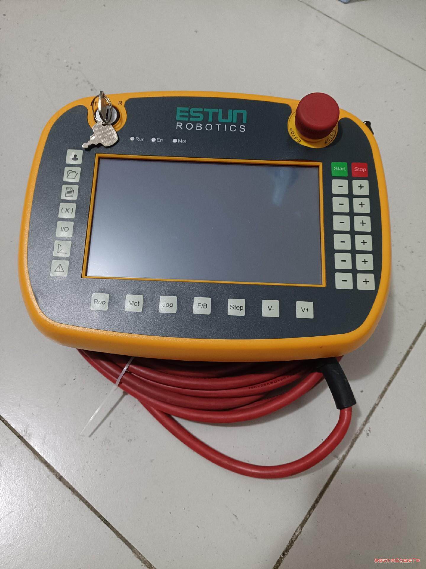 埃斯顿机器人手操器 ERT76 功能包好，实物如图 成色(议价商品）