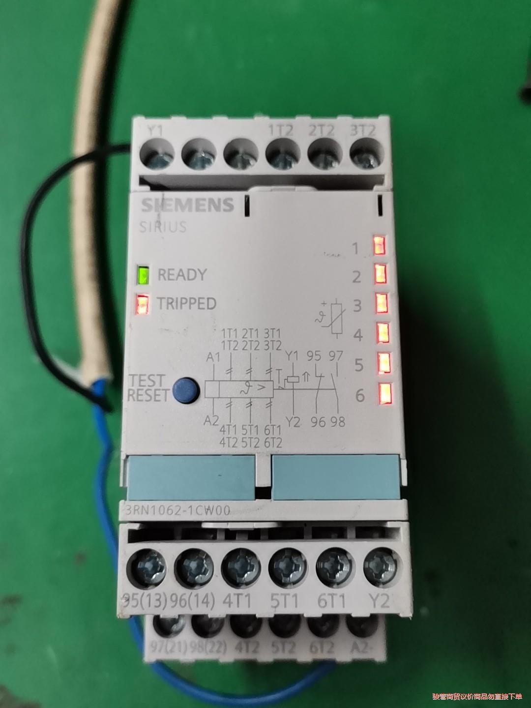 西门子未使用电机保护器3RN1062-1CW00 运输侧面受骏营议价商品