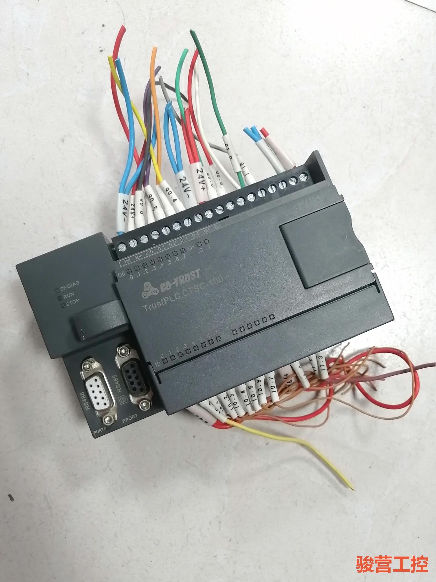 二手合信PLC CTSC-100，CPU124 114-1A骏营商贸—议价