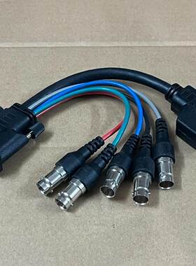 DVI-I 24+5转5BNC RGBHV母头+DVI母头转议价商品
