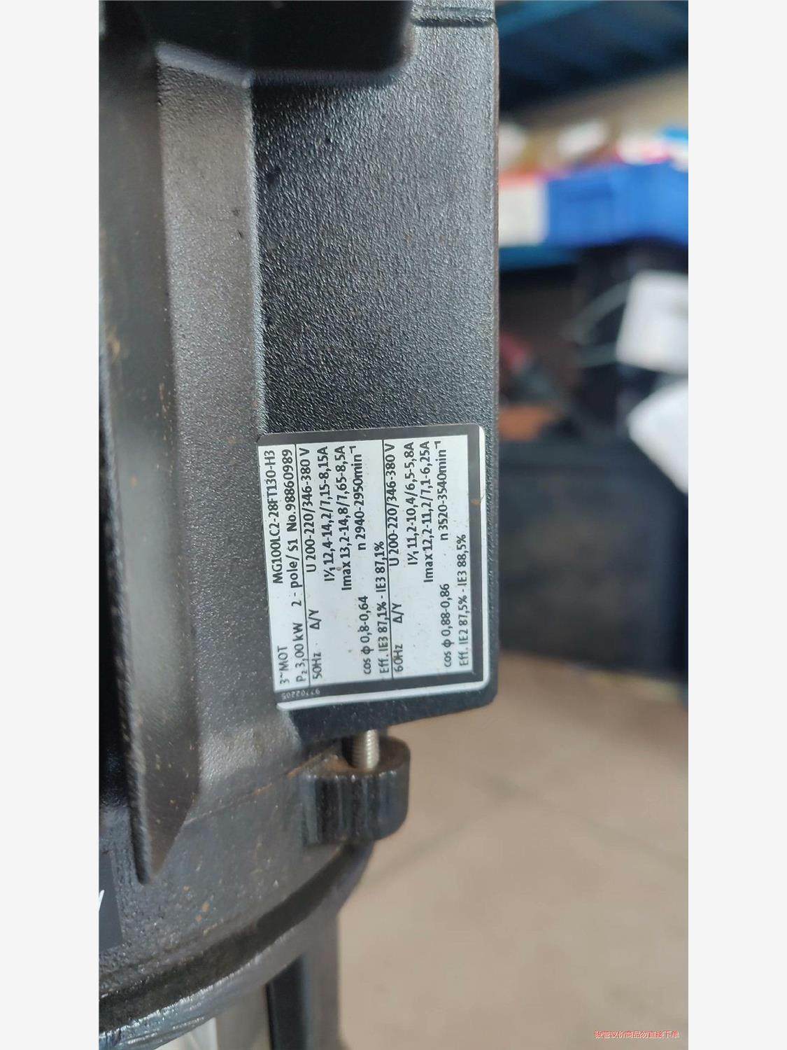 格兰富MG100LC2-28FT130-H3水泵电机(议价商品）