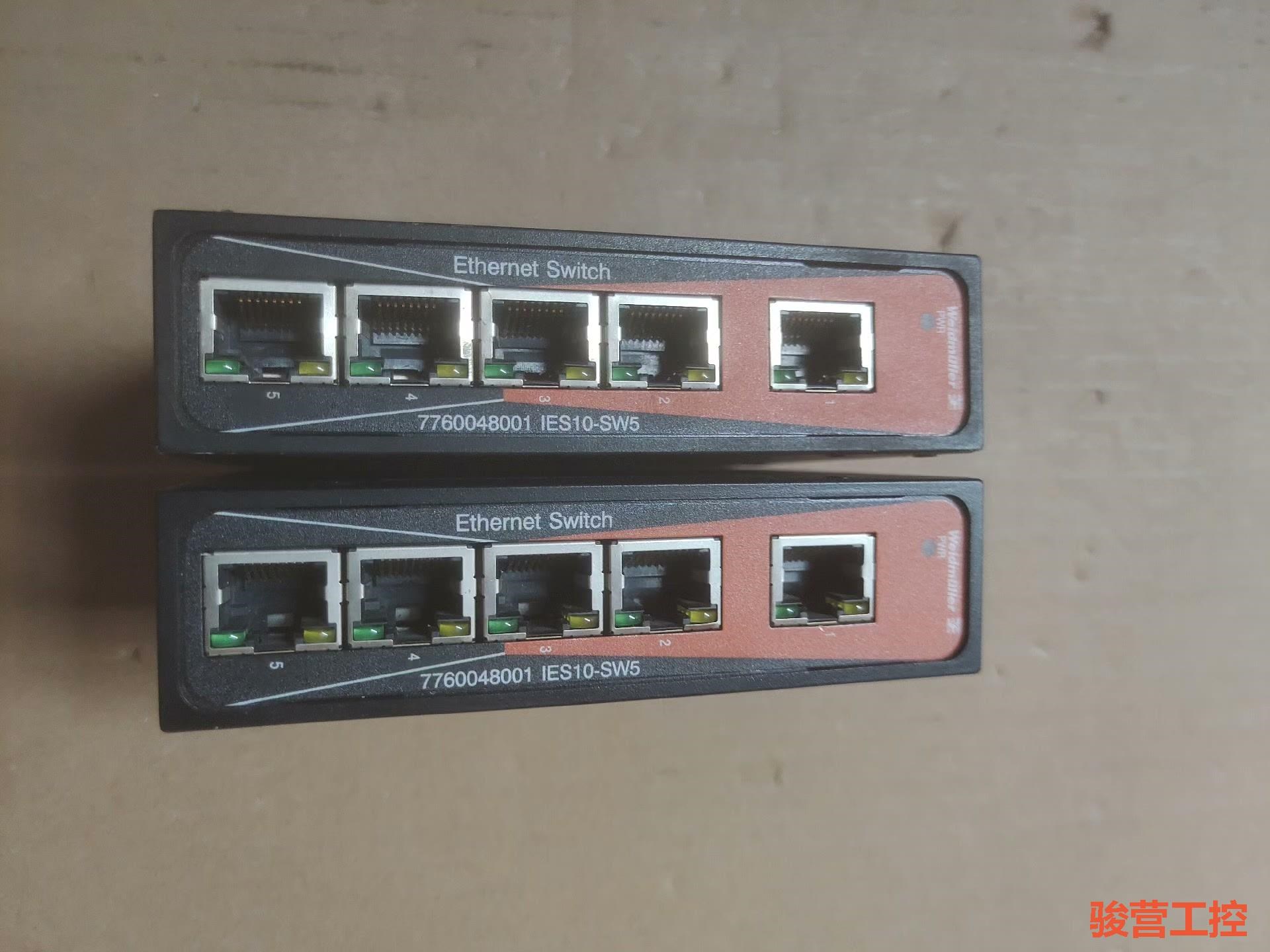 魏德米勒交换机IES10-SW5，功能正常，为实图骏营商贸-议价