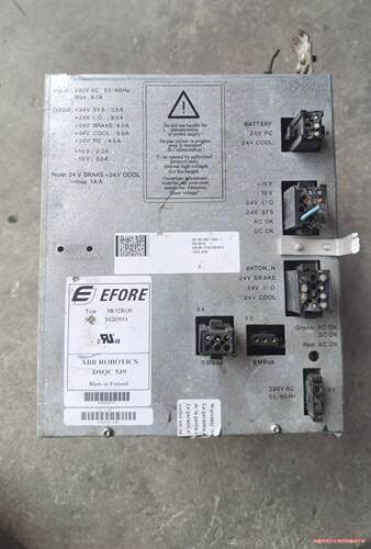 ABB机器人电源，EFORE SR92B130议价商品