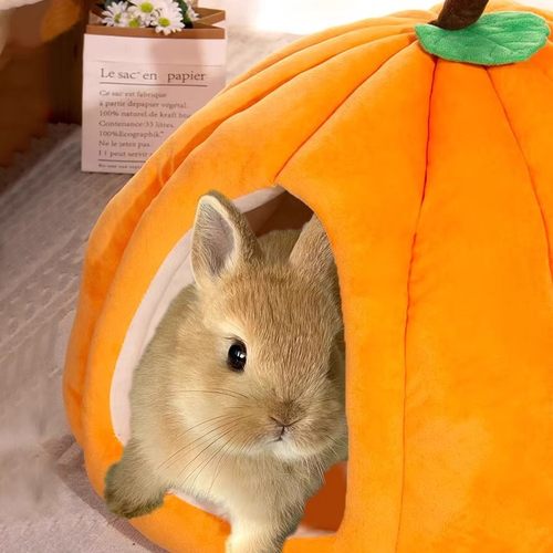 兔子专用窝冬天取暖睡觉防寒