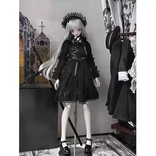 bjd4分娃衣3分4分6分娃娃衣服洛丽塔裙子305060厘米芭比娃娃衣服
