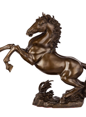 铜马工艺品纯铜马到成功摆件中式动物礼品办公室客厅装饰品马摆件