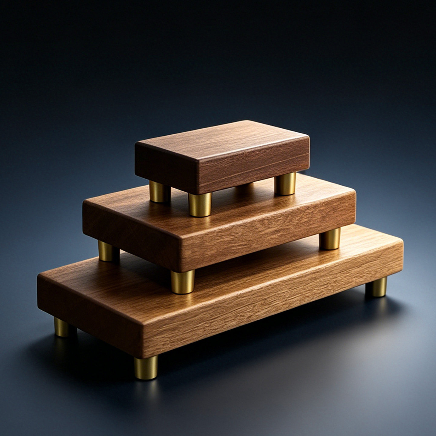 胡桃木底座摆件工艺品花瓶佛像铜器奇石新中式实木底座木质底托