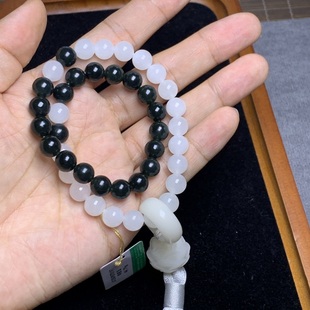 【专柜正品】和田玉一念之间手持手链温润细腻配送证书44.79克