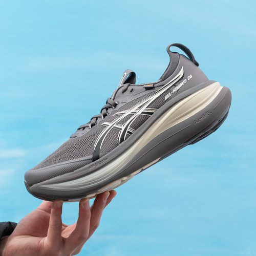 亚瑟士asics男鞋2026新款春季运动鞋gel-nimbus 28 go训练缓震轻