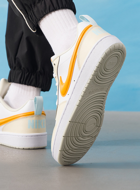 耐克（NIKE）女鞋 COURT BOROUGH LOW RECRAFT (GS)大童运动鞋时