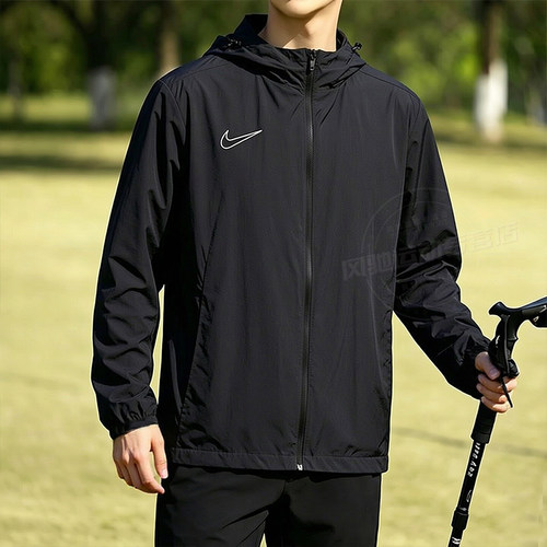 耐克NIKE外套男装2026新款秋季梭织运动服潮流时尚跑步健身训练服
