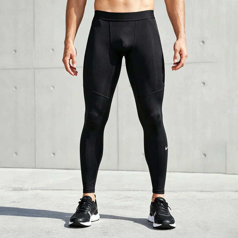 耐克NIKE健身裤男裤新款速干运动裤训练紧身弹力压缩裤紧身长袖