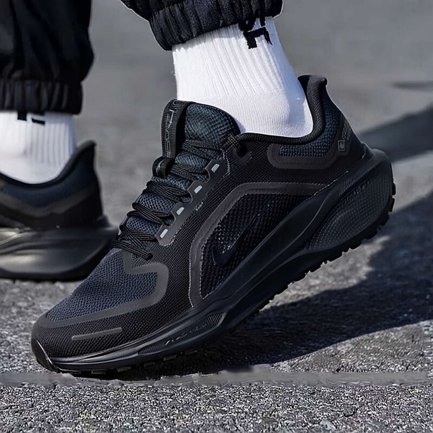 Nike耐克飞马41跑步鞋男鞋黑色PEGASUS 41 GTX防泼水运动鞋FQ1356