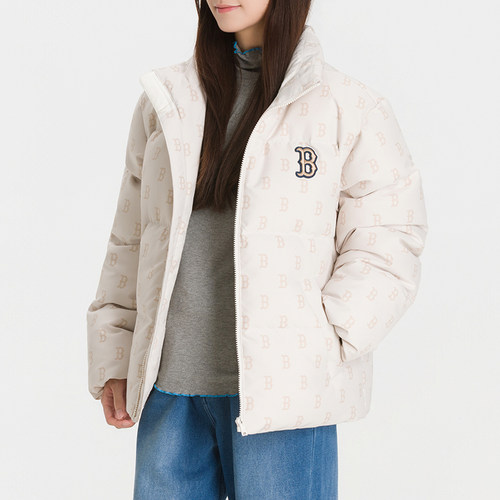 MLB秋冬保暖羽绒服男女装厚外套2026新款户外棉羽运动服3ADJM2266
