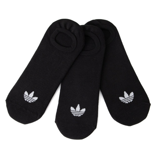 adidas三叶草男袜女袜黑色船袜秋季跑步运动休闲袜JC9282